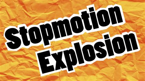 Fan Features – Stopmotion Explosion.